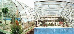 Tancament transparent fix per piscina